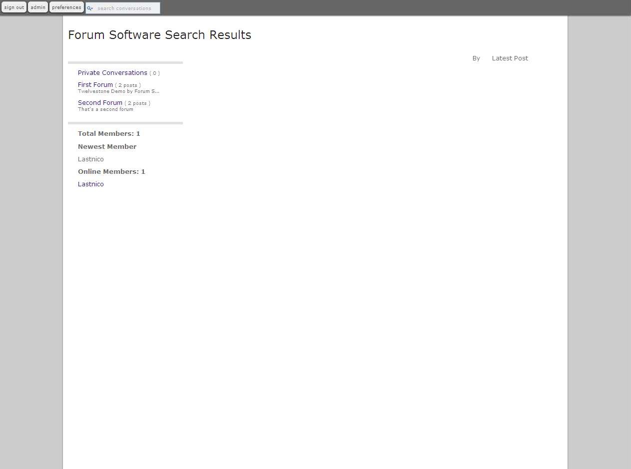 Twelvestone - Search Topics
